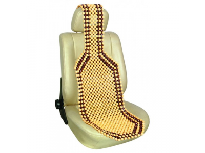 Накидка на сиденье (шариковый массажер с подголовником)