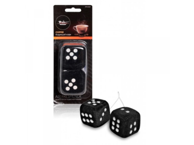 Ароматизатор подвесной "Кубики" бодрящий кофе (AFKU069)