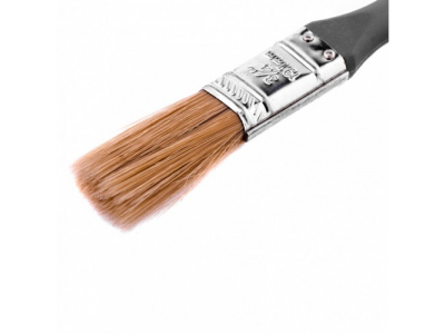 Кисть плоская "Евро" 3/4, натуральная щетина, пластмассовая ручка Mtx