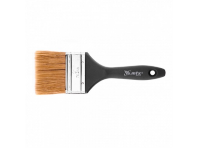 Кисть плоская "Евро" 3", натуральная щетина, пластмассовая ручка Mtx