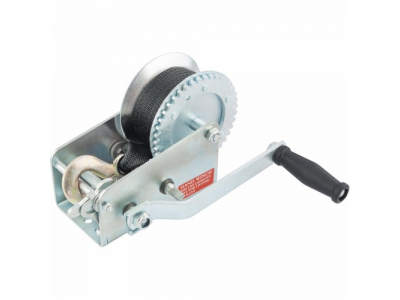 Лебедка шестеренчатая, тяга - 0,8 т, ленточная// MATRIX