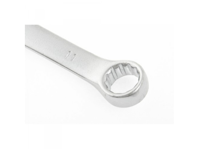 Ключ комбинированный, 11 мм, CrV, матовый хром// STELS