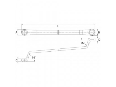 Ключ накидной 36х41мм