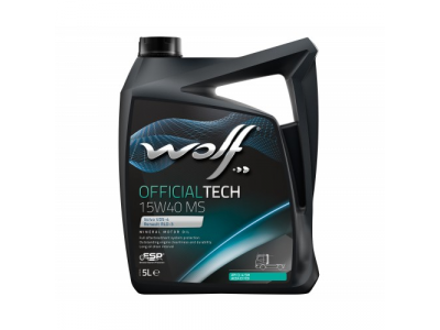 Моторное масло WOLF OFFICIALTECH 15W40 MS 5L от WOLF Моторное масло WOLF OFFICIALTECH 15W40 MS 5L