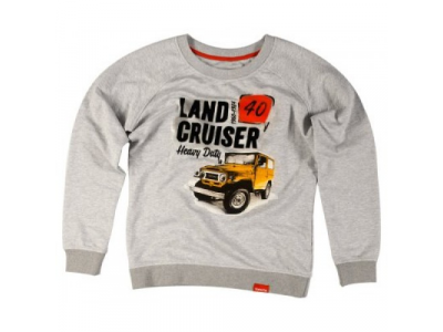 Женская толстовка Toyota Land Cruiser 40, Ladies Hoody, Grey, артикул TMHRTSCL02XS от Toyota Женская толстовка Toyota Land Cruiser 40, Ladies Hoody, Grey, артикул TMHRTSCL02XS