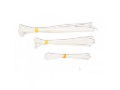 Хомут-стяжка кабельная, пластиковая, W-4,6 L-450 (50 шт), белая